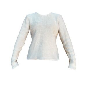 LL Bean Cream Knit Sweater